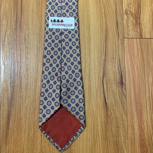 Vintage Boulevard Club Silk Skinny Tie - Picture 2 of 9